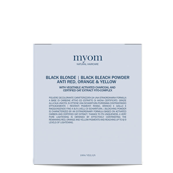 MYOM black blonde bleach powder
